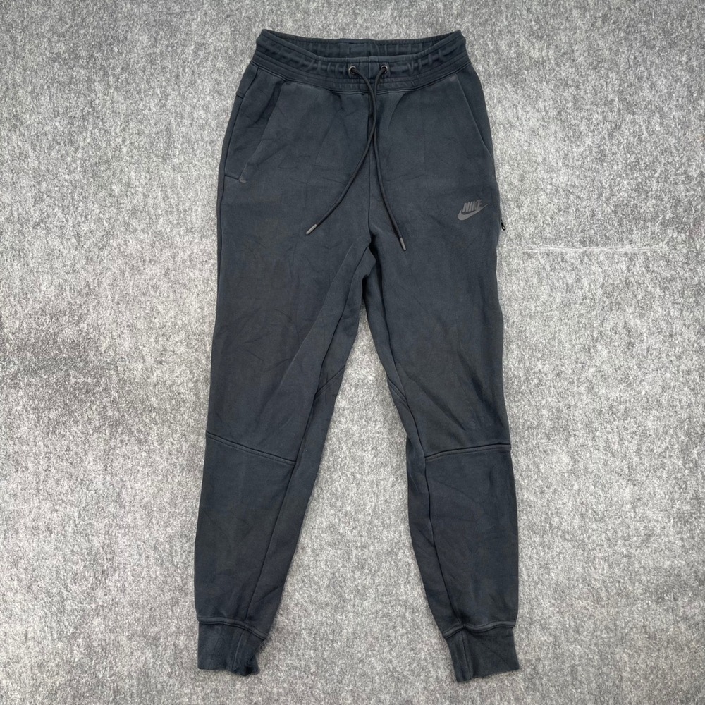 Nike Tech Fleece Joggers Mens Extra Small Black Sweatpants Slim Fit Athleitc